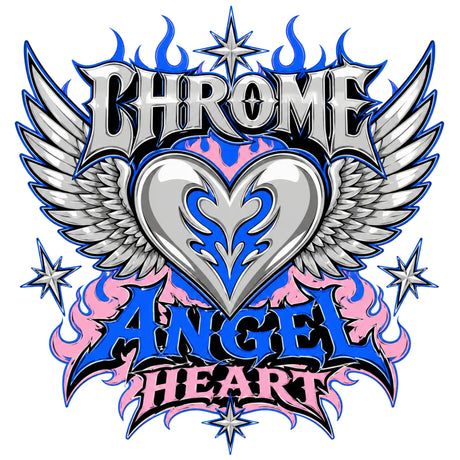 Chrome Angel Heart – Women’s T-Shirt