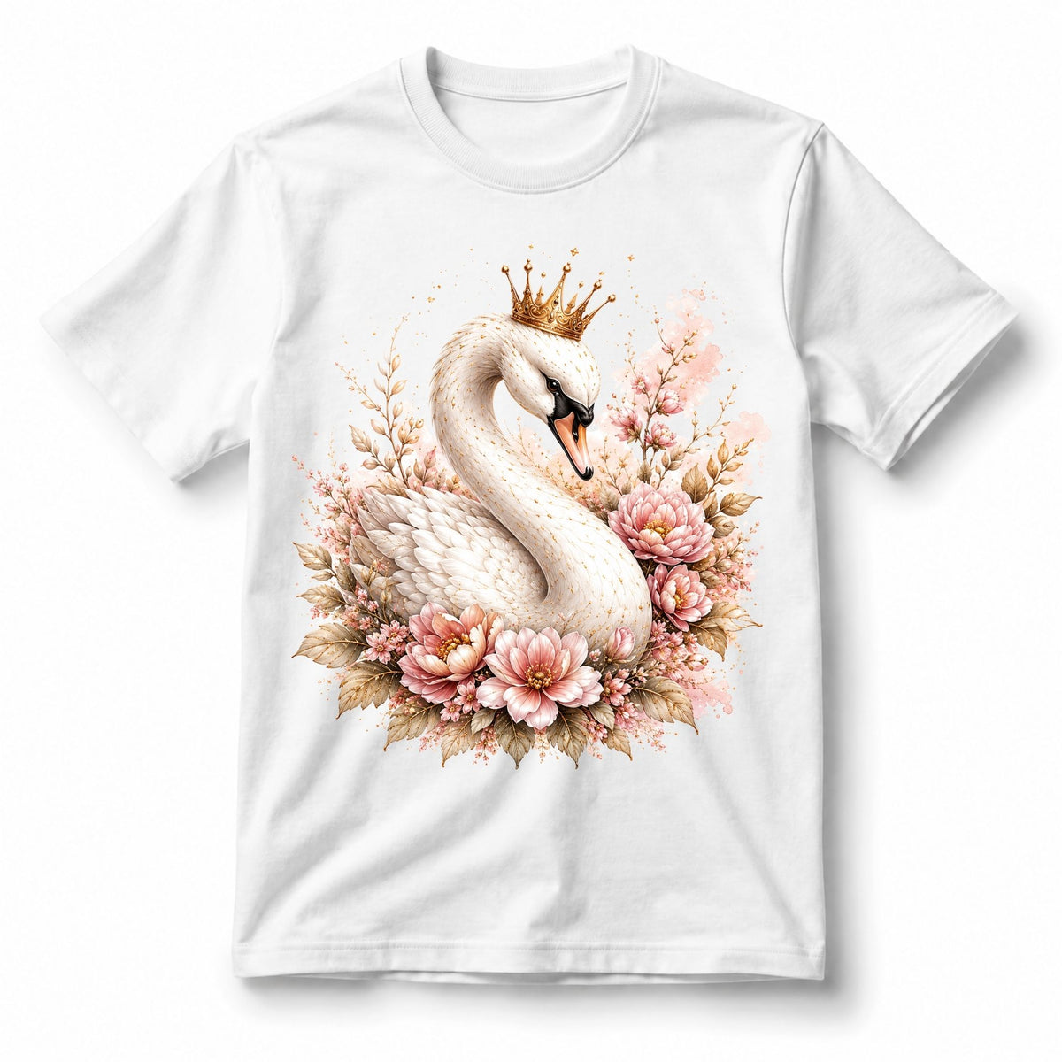 تيشيرت نسائي بتصميم Swan Queen