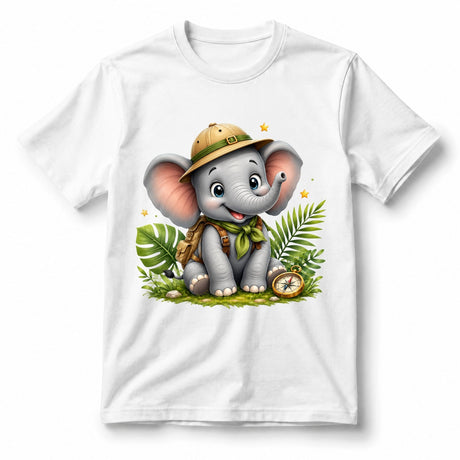 تيشيرت أطفال بتصميم Elephant Adventure Pal