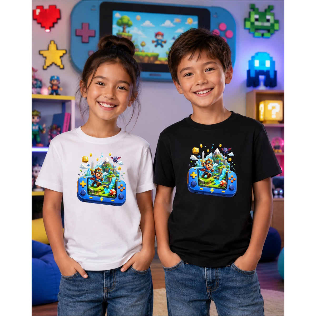 Handheld Adventure – Kids’ T-Shirt