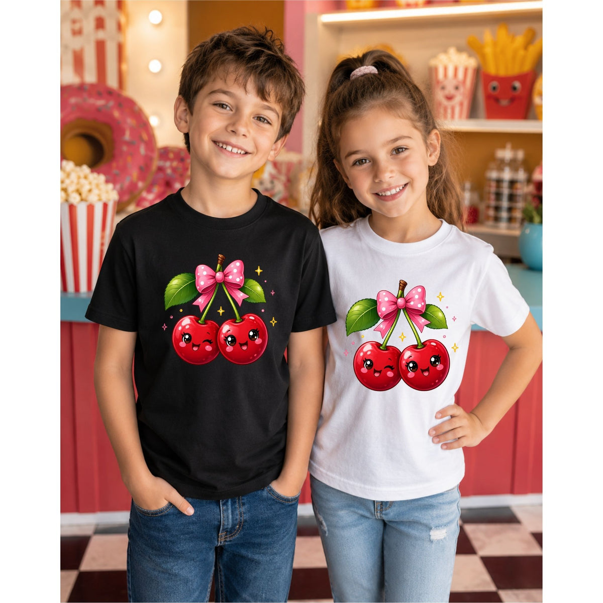Cherry Besties – Kids’ T-Shirt