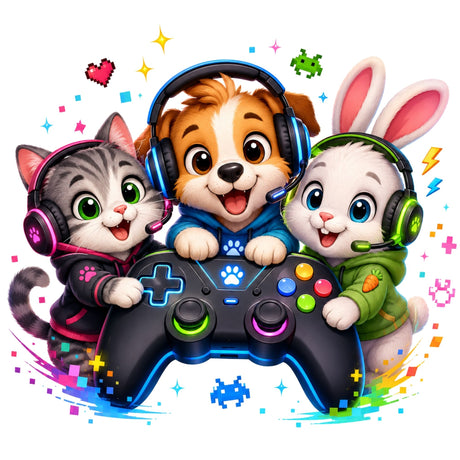 تيشيرت أطفال بتصميم Gamer Pet Squad