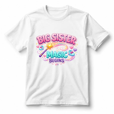 تيشيرت أطفال بتصميم الأخت الكبرى Magic تبدأ