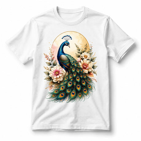 Peacock in Bloom – Women’s T-Shirt