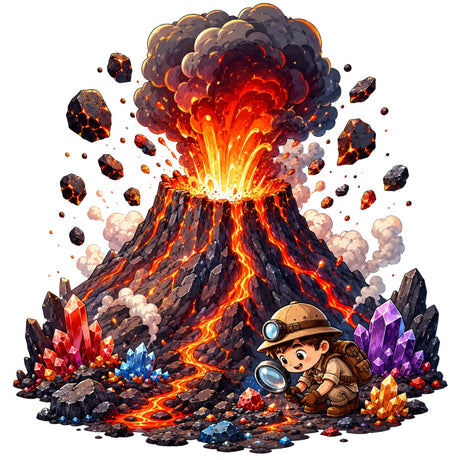 Volcano Discovery – Kids’ T-Shirt