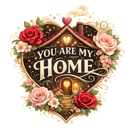 You Are My Home Floral – T-Shirt