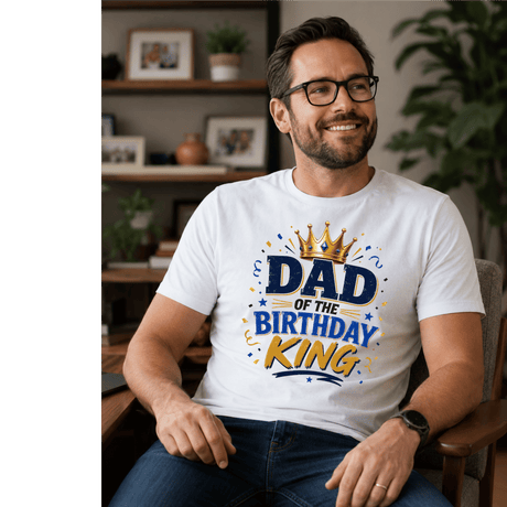 Dad of the Birthday King – Men’s T-Shirt