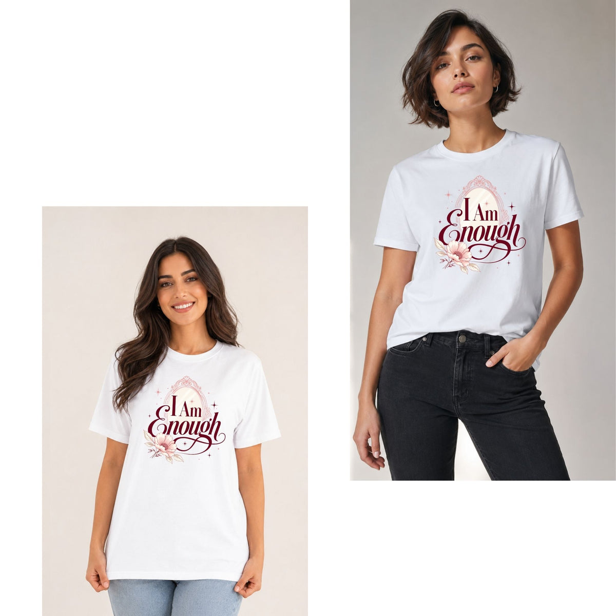 I Am Enough (English) – Women’s T-Shirt