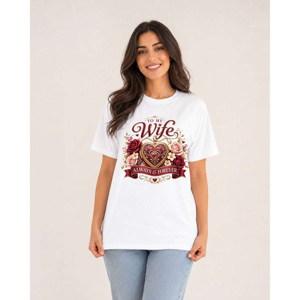 To My Wife – Always & Forever – Women’s T-Shirt