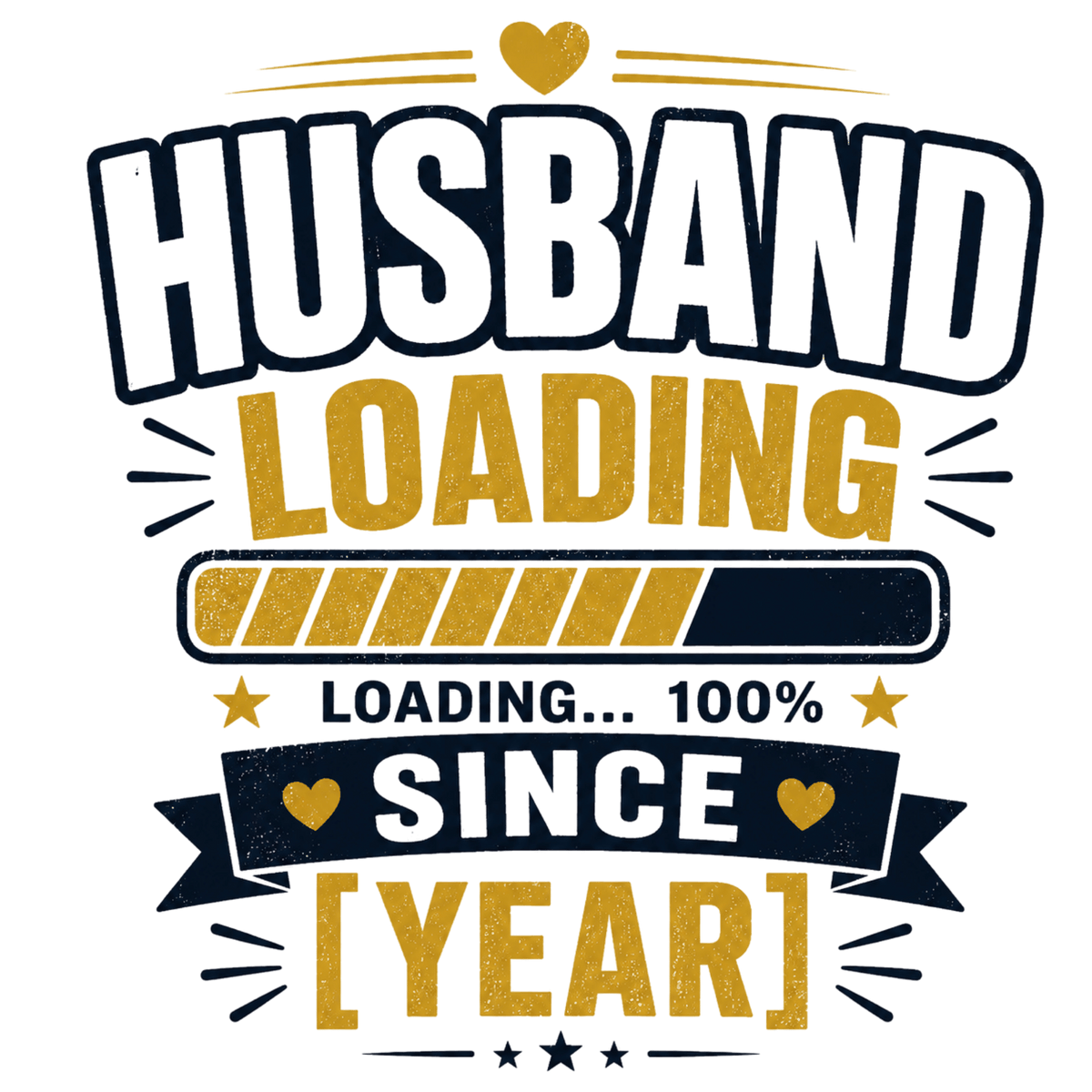 تيشيرت Husband Loading Since [Year]
