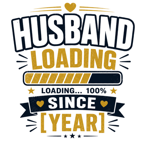 تيشيرت Husband Loading Since [Year]