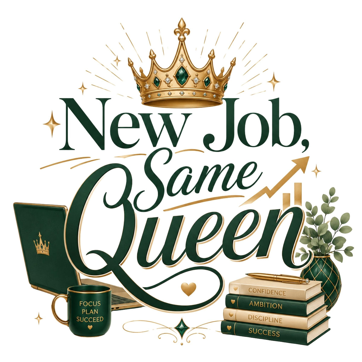 New Job, Same Queen – Women’s T-Shirt