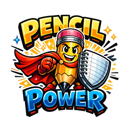 تيشيرت أطفال بتصميم Pencil Power