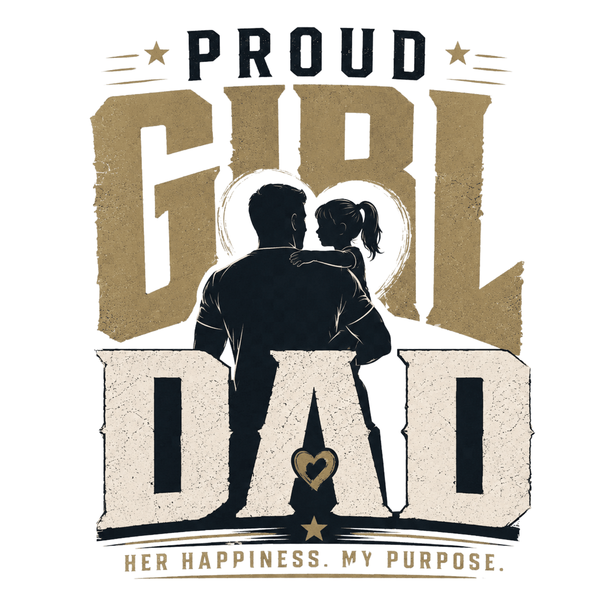 Proud Girl Dad T-Shirt