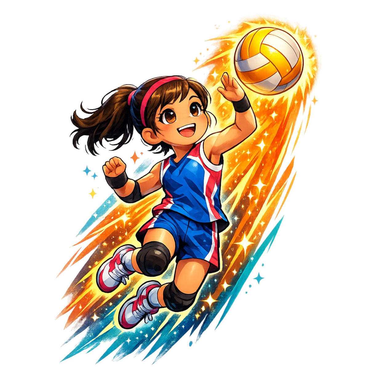 Volleyball Spark Girl – Kids’ T-Shirt