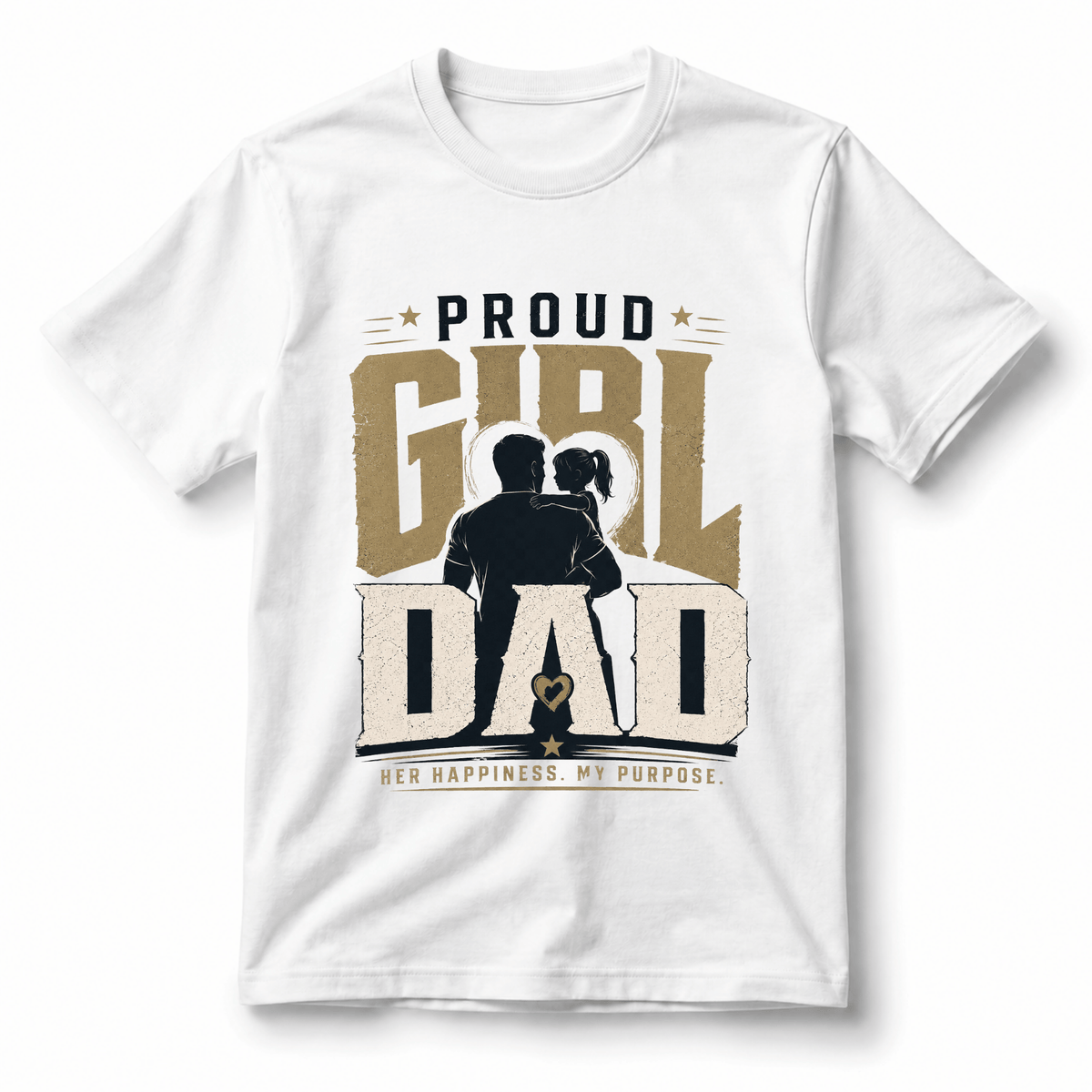 Proud Girl Dad T-Shirt