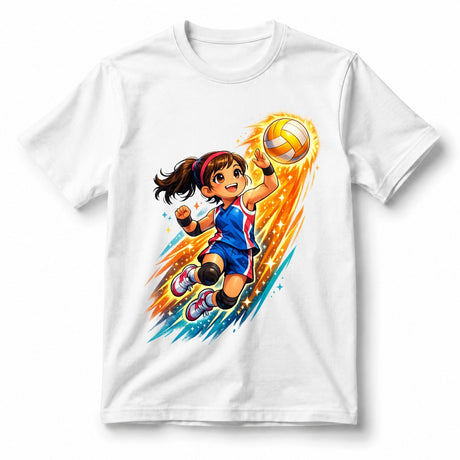 تيشيرت أطفال بتصميم Volleyball Spark Girl