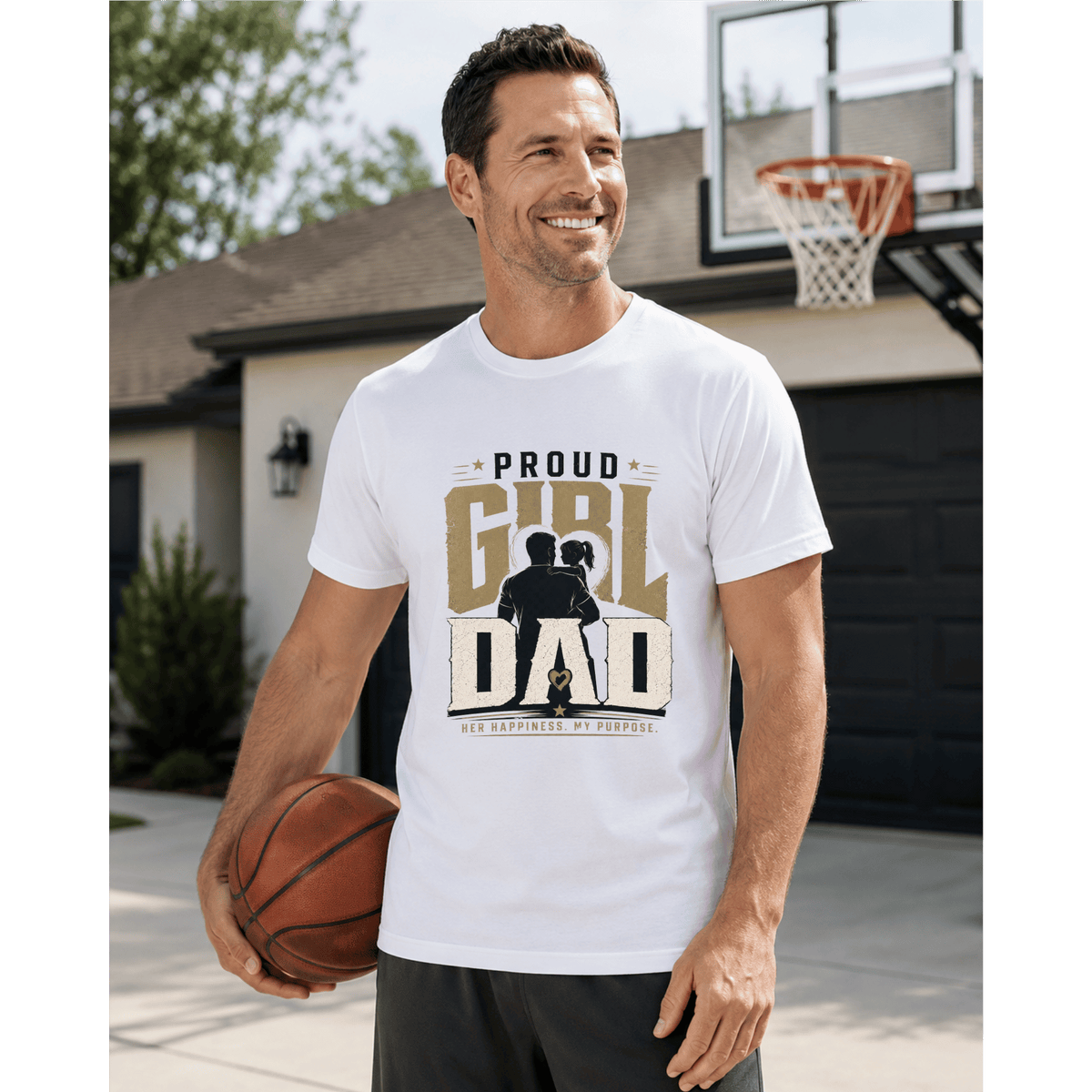 Proud Girl Dad T-Shirt