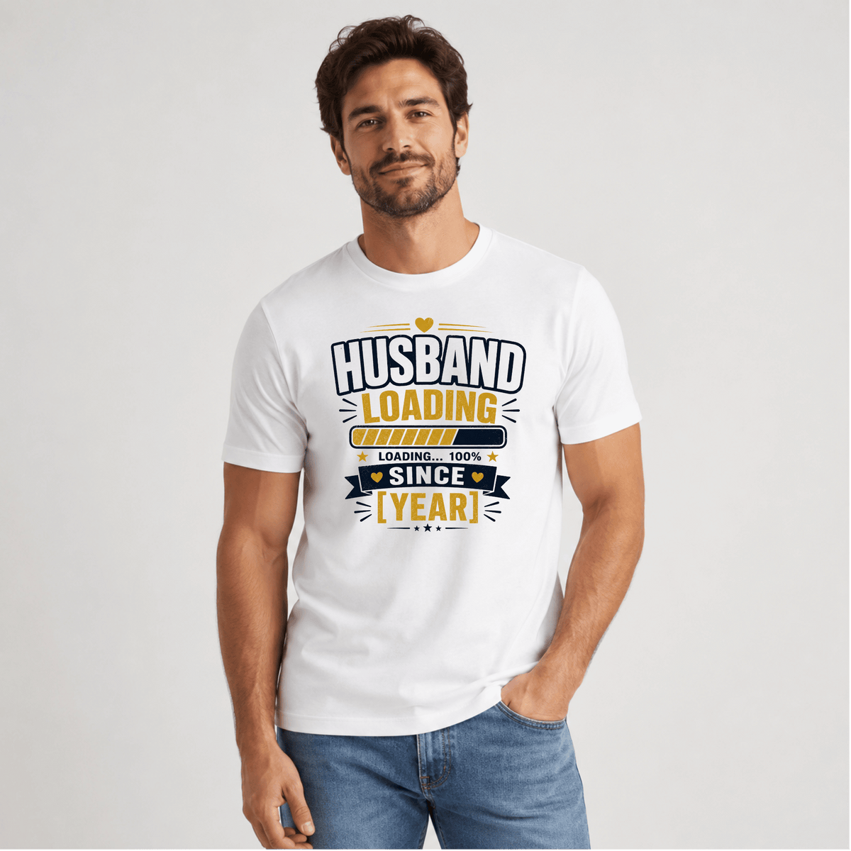 تيشيرت Husband Loading Since [Year]