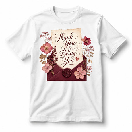 تيشيرت نسائي بتصميم Thank You for Being You