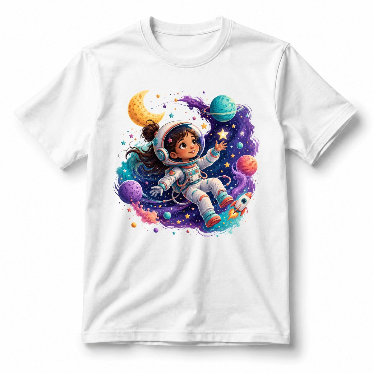 تيشيرت أطفال بتصميم كوني Dreamer رائد فضاء