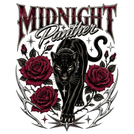 تيشيرت نسائي بتصميم Midnight Panther