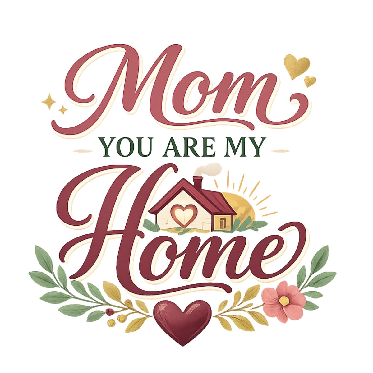 Mom, You Are My Home – T-Shirt