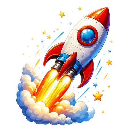 Rocket Blast-Off – Kids’ T-Shirt