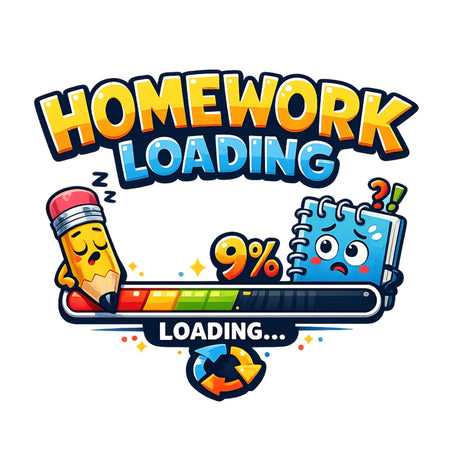 تيشيرت أطفال بتصميم Homework Loading