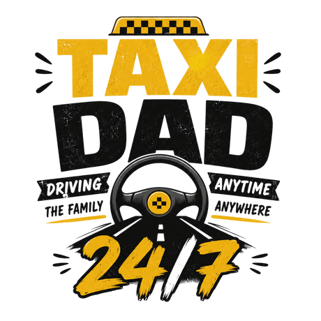 تيشيرت Taxi أبي 24/7