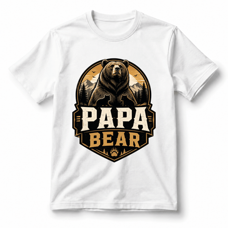 تيشيرت Papa دب عائلة