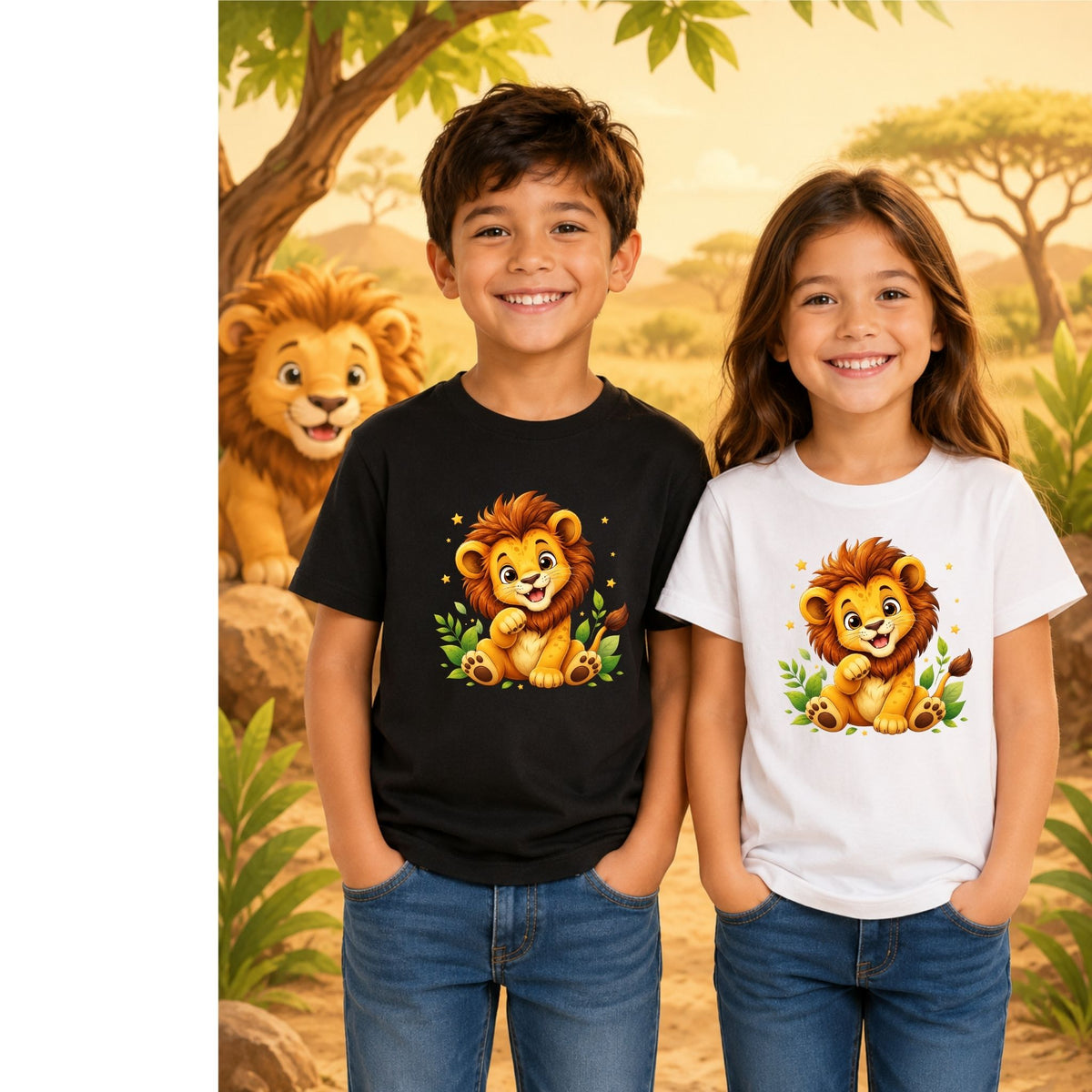Roar and Play Lion – Kids’ T-Shirt