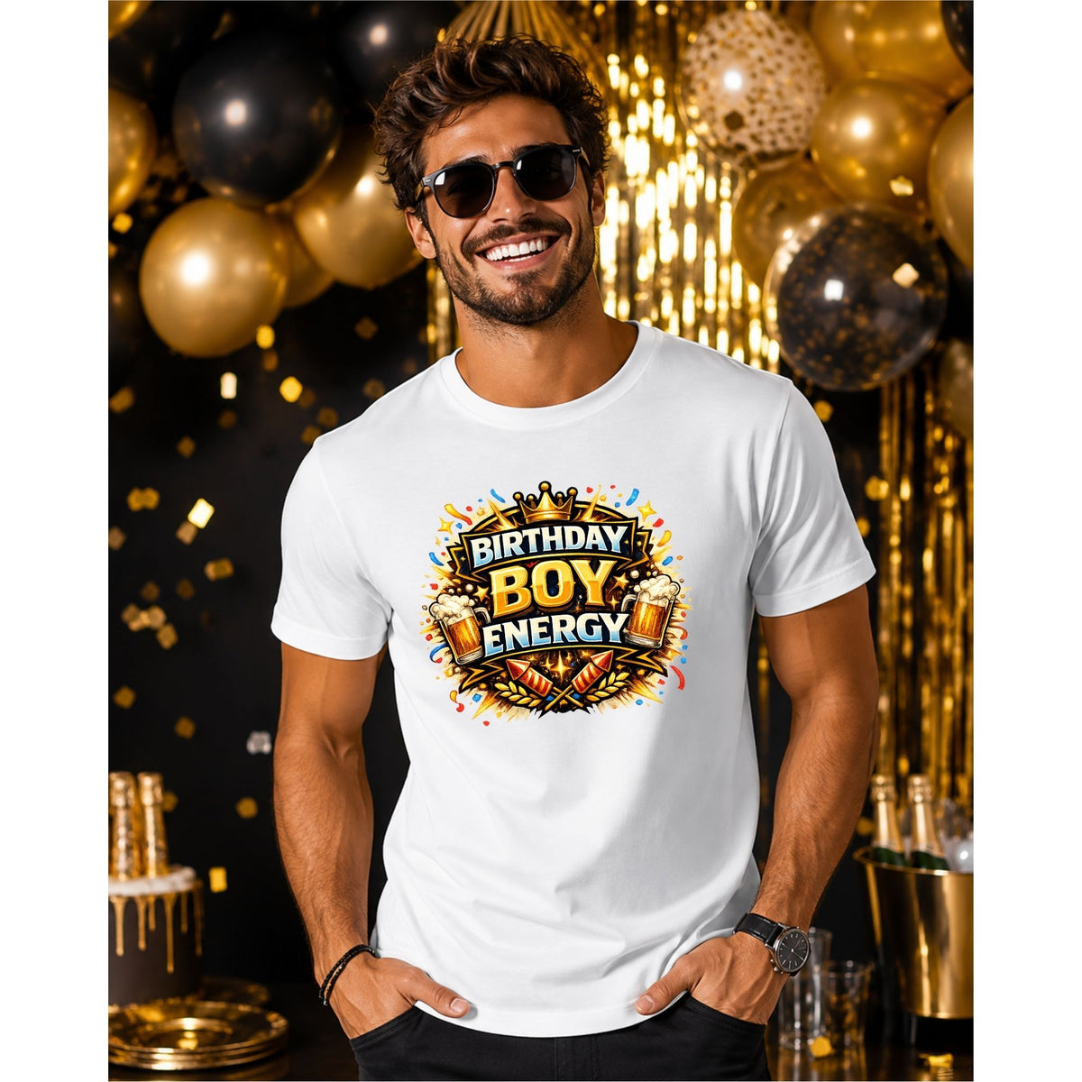 Birthday Boy Energy – T-Shirt