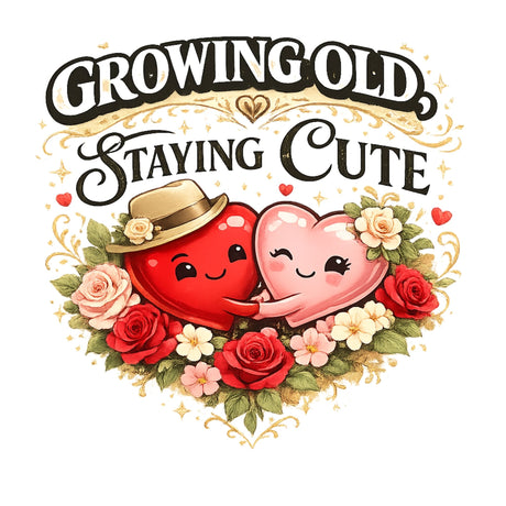 Growing Old, Staying Cute – T-Shirt