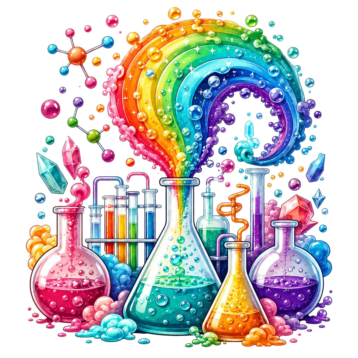 Rainbow Chemistry – Kids’ T-Shirt