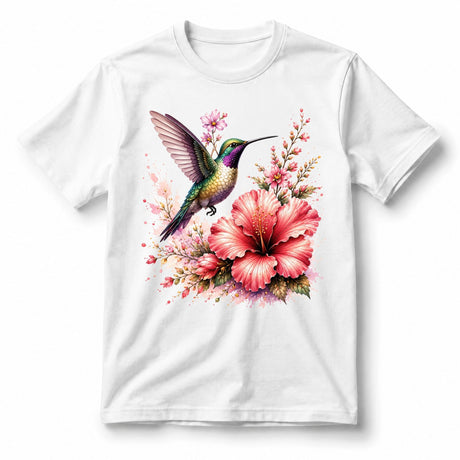 Hummingbird & Hibiscus – Women’s T-Shirt