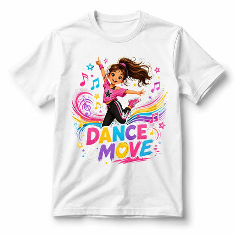 Dance & Move Girl – Kids’ T-Shirt
