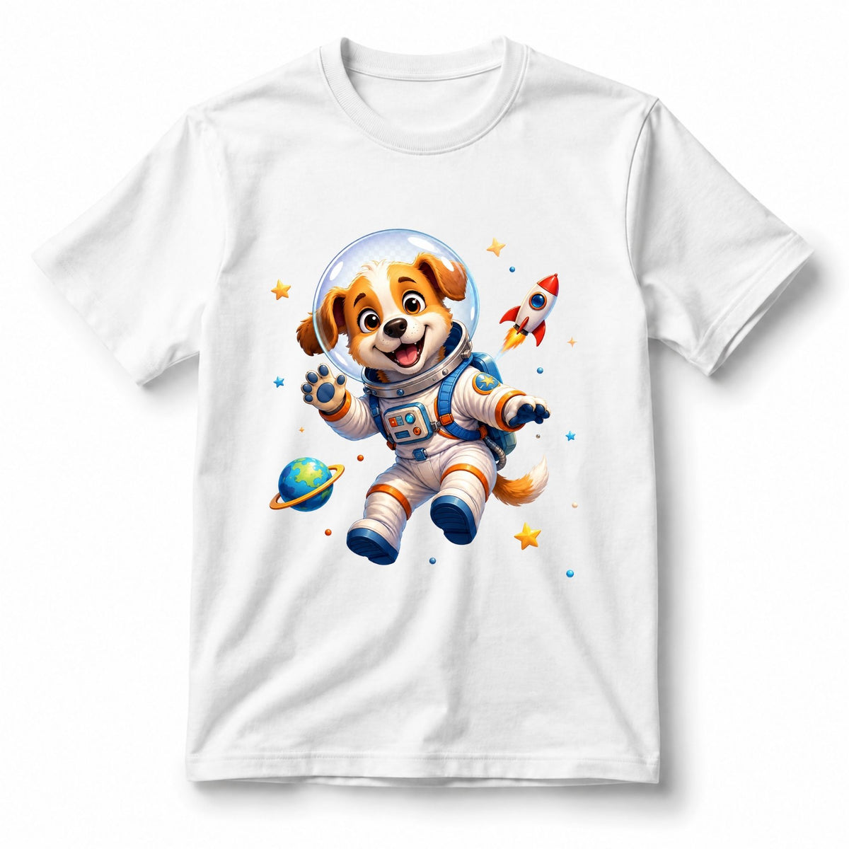 Space Pup Astronaut – Kids’ T-Shirt