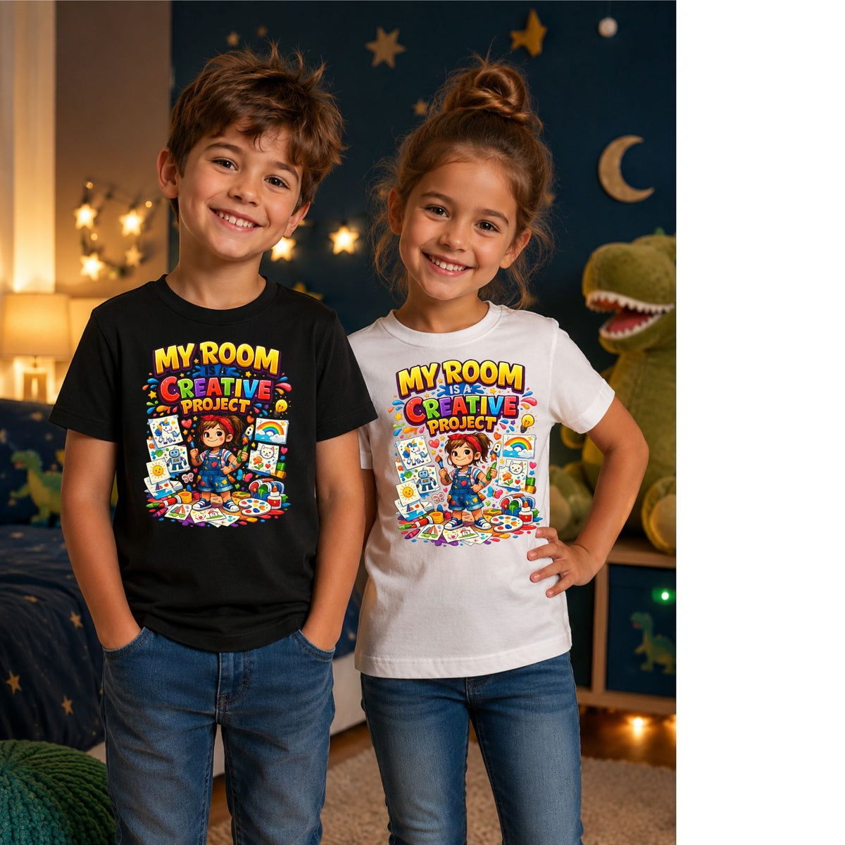 My Room Is a Creative Project – Kids’ T-Shirt