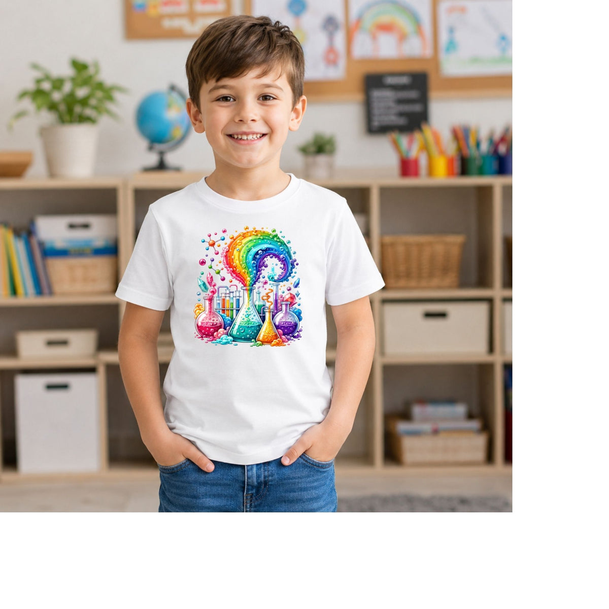 Rainbow Chemistry – Kids’ T-Shirt