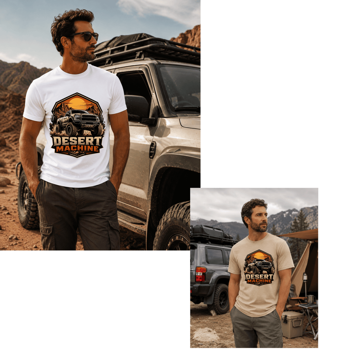 تيشيرت صحراوي Machine 4x4