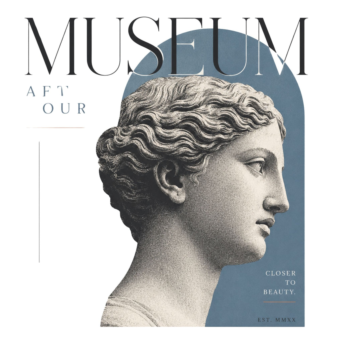تيشيرت نسائي بتصميم Museum After Hours