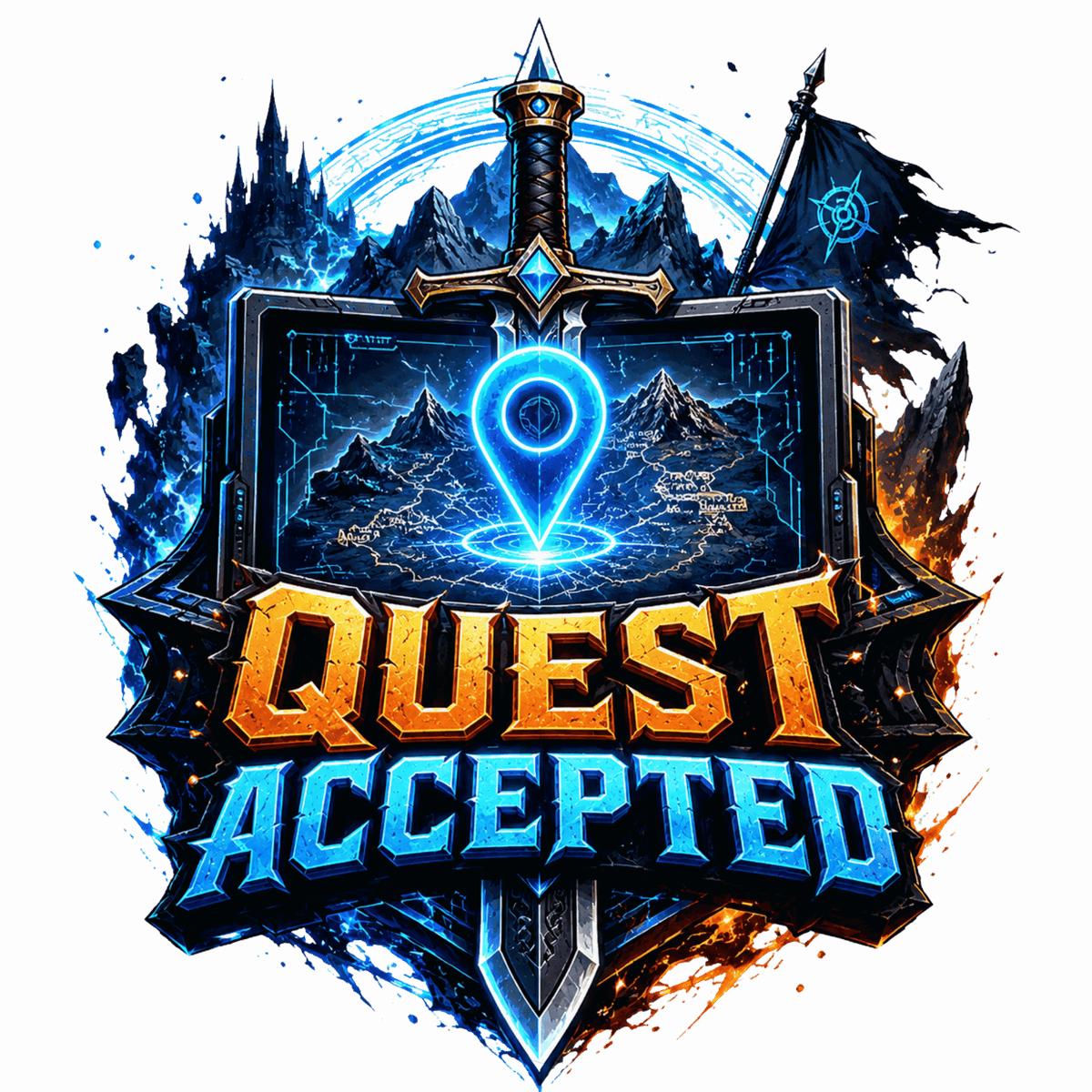 تيشيرت Quest Accepted