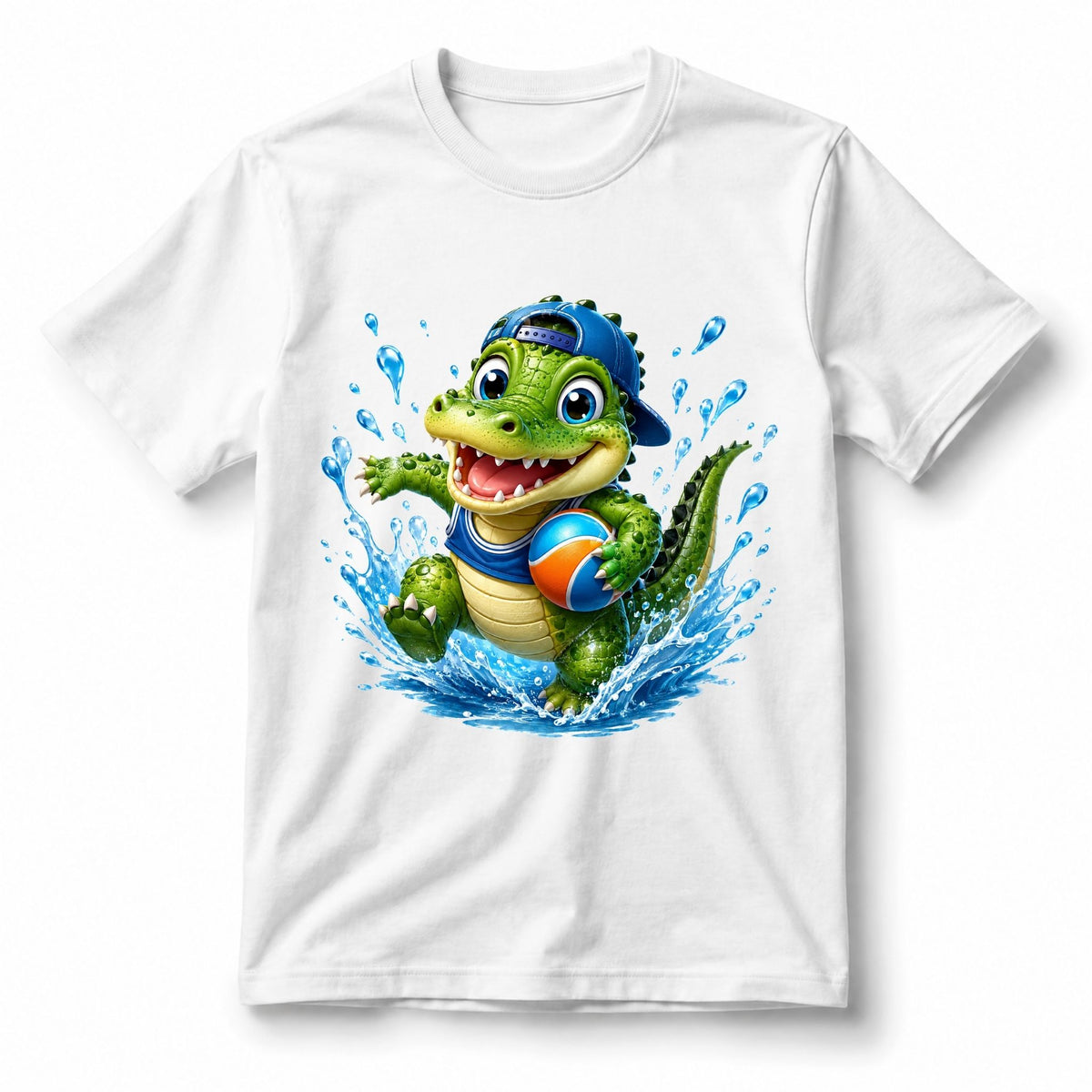 تيشيرت أطفال بتصميم Crocodile رياضة سبلاش