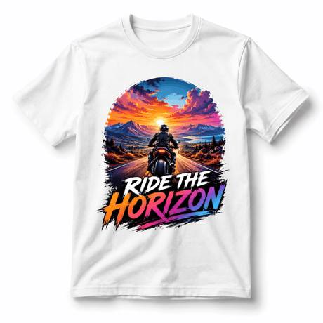 Ride the Horizon Motorcycle T-Shirt