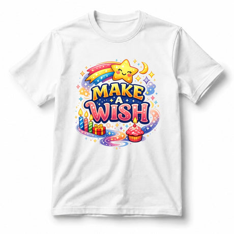 تيشيرت أطفال بتصميم Make a Birthday Wish