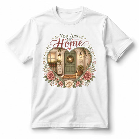 تيشيرت نسائي بتصميم You Are My Home