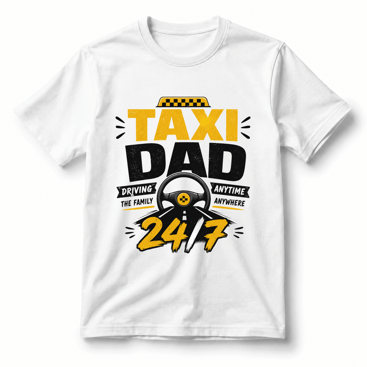 تيشيرت Taxi أبي 24/7