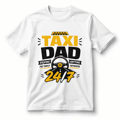 تيشيرت Taxi أبي 24/7