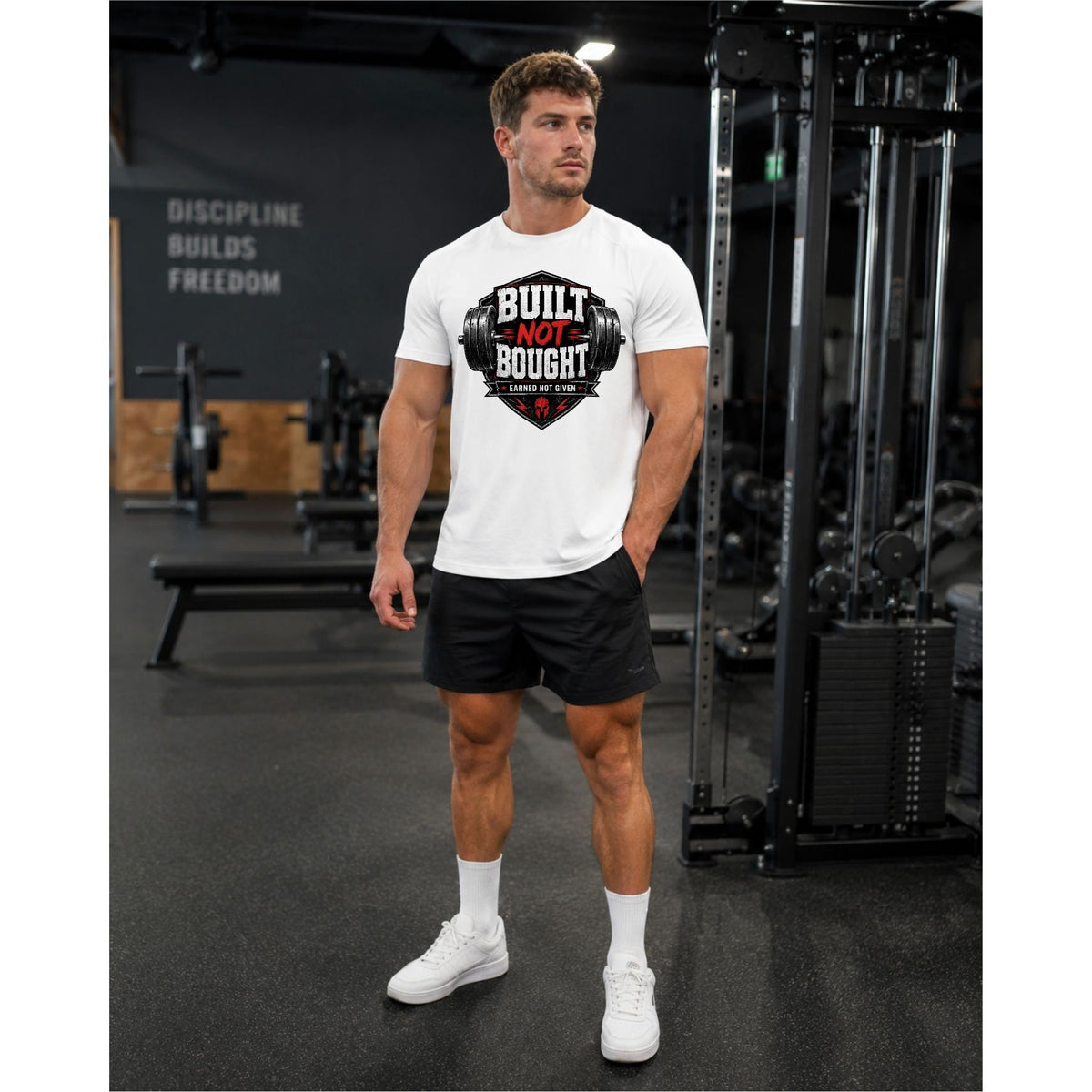 تيشيرت Built Not Bought Fitness